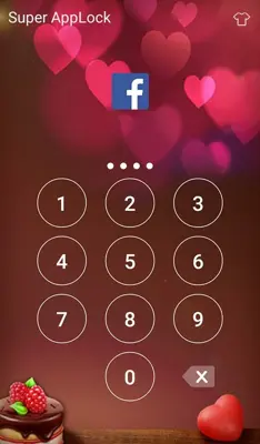 Applock Theme chocolate android App screenshot 1