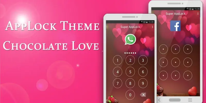 Applock Theme chocolate android App screenshot 2